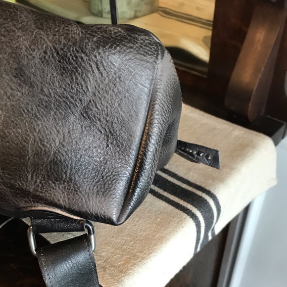 NWT Bed Stu Howie Leather Backpack Black Lux Rustic Retail $365 - Picture 11 of 16